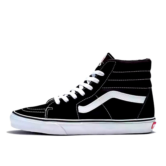 black and white high top vans - Picture 1 of 2